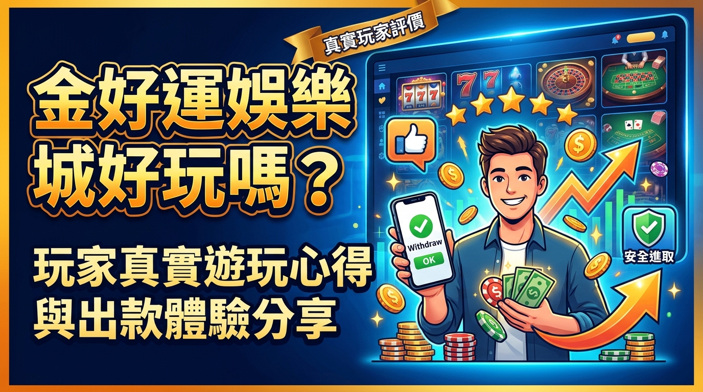 金好運娛樂城好玩嗎？玩家真實遊玩心得與出款體驗分享